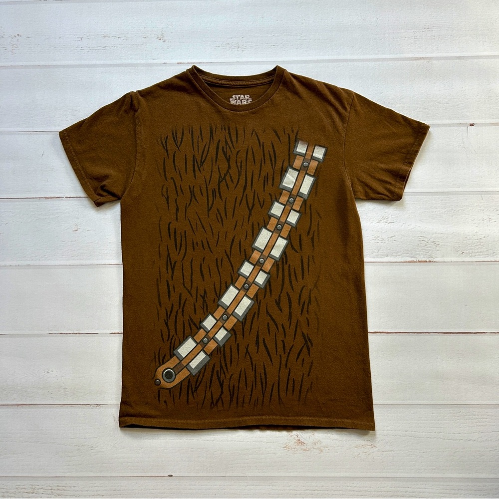 Chewbacca Costume Shirt Men's Size Small Officially Licensed Star Wars Disney